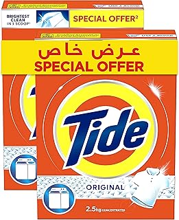 Poudre à lessive semi-automatique tide au parfum original pour nettoyer le linge