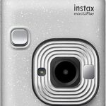 Appareil photo instantané hybride fujifilm instax mini play - blanc pierre