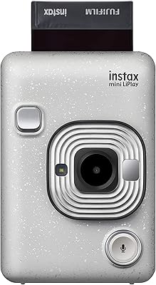 Appareil photo instantané hybride fujifilm instax mini play - blanc pierre