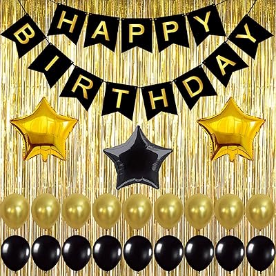 Kit de décorations d'anniversaire momo bear dorées et noires - bannière joyeux anniversaire, décorations de fête d'anniversaire et ballons en feuille d'or, décorations de fête d'anniversaire dorées et noires. Avec plus de 300 000 références de produits disponibles, Diaytar Côte d'Ivoire se positionne comme la destination par excellence pour les achats en ligne en Côte d'Ivoire. Cette boutique en ligne généraliste a gagné la confiance de ses clients en offrant des produits de qualité, des prix compétitifs et un service client dédié. Diaytar Côte d'Ivoire est synonyme de confort, de rapidité et de fiabilité pour les acheteurs en ligne.