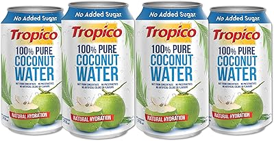 Eau de coco 100 % pure tropico, 310 ml, paquet de 4 | sans sucre ajouté | produit de thaïlande. La boutique en ligne DIAYTAR COTE D'IVOIRE se démarque par la variété de ses produits et son engagement à fournir les meilleurs prix du marché. Avec une livraison rapide et des moyens de paiement sécurisés, DIAYTAR COTE D'IVOIRE est devenue la référence pour les achats en ligne en Côte d'Ivoire. Chaque jour, de nouveaux produits sont ajoutés pour satisfaire les besoins des clients.