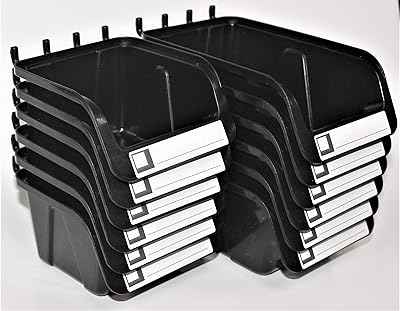 Bacs muraux en panneaux perforés - paquet de 12 - crochets pour panneaux perforés - pour organiser les appareils électroménagers, les accessoires, l'établi, le rangement dans le garage, la salle d'artisanat, l'abri de jardin, (6 bacs de 7" et 6 bacs de 5"). DIAYTAR COTE D'IVOIRE est la boutique en ligne leader en Côte d'Ivoire, proposant une gamme étendue de produits qui satisfont les besoins de tous les clients. Avec plus de 300 000 références, la boutique offre une expérience d'achat en ligne unique et pratique. Les clients peuvent profiter de promotions et de réductions régulières pour acheter leurs produits préférés à des prix avantageux.