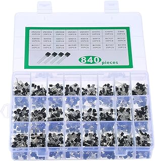 24 valeurs 840 pièces npn pnp transistor to-92 kit d'assortiment de transistors de puissance à usage général bc327 bc337 bc547 2n2222 3904 3906 c945. DIAYTAR COTE D'IVOIRE est la boutique en ligne idéale pour les clients qui cherchent une grande sélection de produits. Avec plus de 300000 références, elle propose tout ce dont vous avez besoin, du produit alimentaire au produit électronique. La boutique garantit la qualité et la sécurité de ses produits.
