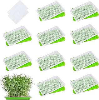 Ensemble de plateaux de germination de graines epocap avec trous de drainage - plateaux de germination de graines de jardin sans sol sans bpa avec 10 paquets de papier de germination. La boutique en ligne DIAYTAR COTE D'IVOIRE propose une expérience d'achat unique et personnalisée à ses clients. Elle propose une grande sélection de produits de qualité, dont des produits locaux et internationaux. La boutique est engagée à offrir un service de haute qualité et une livraison rapide à ses clients.