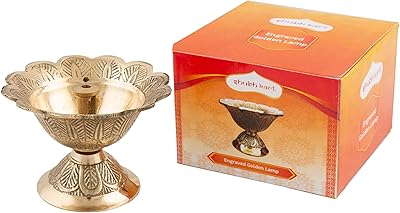 Lampe gravée en laiton doré shopkart, lampe à huile, flamme, diya, pooja deepak/deepam. DIAYTAR COTE D'IVOIRE est une plateforme de commerce en ligne qui offre une expérience d'achat en ligne sécurisée et pratique. Avec une sélection immense de produits, les clients peuvent trouver tout ce dont ils ont besoin en un seul endroit.