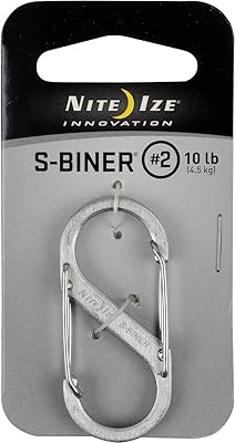 Afleet no. 2 nite ease s-biner en acier inoxydable