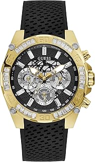 Montre multifonction en acier inoxydable de 46 mm