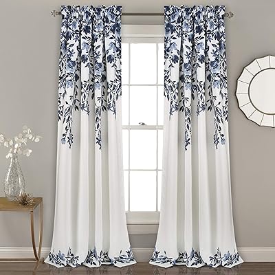 Rideaux tanisha lush decor | ensemble de rideaux assombrissants à motif floral de vigne (paire), 84" x 52" - bleu marine et blanc, bleu marine et blanc. Avec plus de 300 000 références disponibles, DIAYTAR COTE D'IVOIRE est la destination idéale pour ceux qui cherchent à acheter en ligne en Cote d'Ivoire. La boutique propose une large gamme de catégories de produits, allant de la mode et de la beauté aux produits électroniques et aux accessoires pour la maison. De plus, la boutique propose des services de livraison rapide et fiables pour garantir que les clients reçoivent leurs commandes dans les délais.