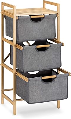 Unité à tiroirs de rangement avec paniers navarais - tour de rangement pour placard de salle de bain à 3 niveaux avec cadre en rotin et paniers coulissants en tissu - 96 cm x 17,9 cm x 13,02 cm. DIAYTAR COTE D'IVOIRE est la boutique en ligne de référence en Cote d'Ivoire, proposant une large gamme de produits à des prix compétitifs. La boutique en ligne est régulièrement mise à jour avec de nouveaux produits et des offres spéciales. Les clients peuvent profiter d'une livraison rapide et d'un service client de qualité.