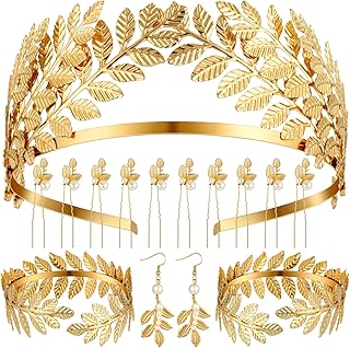 Bracelet de costume de déesse grecque, bandeau couronne de mariée en feuille d'or, boucles d'oreilles en perles et épingles à cheveux (15 pièces design élégant). En tant que boutique en ligne généraliste, Diaytar Côte d'Ivoire s'efforce de fournir à ses clients les meilleurs produits au meilleur prix, avec une livraison rapide et fiable.