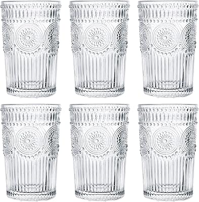 Tasses à eau romantiques kingrol de 12 oz, verres à boire haut de gamme et tasses en verre vintage pour jus, boissons, bière, cocktails. DIAYTAR COTE D'IVOIRE est une boutique en ligne généraliste proposant plus de 300 000 références de produits. Elle est devenue la boutique leader en Côte d'Ivoire grâce à sa large gamme de produits et à ses prix compétitifs. La boutique propose des produits de qualité pour répondre aux besoins de ses clients.