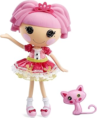 Poupée lalaloopsy jewel sparkles avec chat persan 33 cm poupée princesse avec vêtements