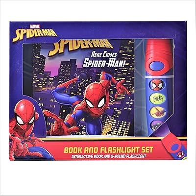 Marvel spider-man : voici spider-man ! ensemble livre et lampe de poche à 5 sons : ensemble livre et lampe de poche. DIAYTAR COTE D'IVOIRE se positionne comme le partenaire idéal pour tous vos besoins en matière de shopping en ligne. Avec une gamme étendue de produits à des prix concurrentiels, nous nous efforçons de faciliter vos achats et de vous offrir une expérience unique. Que vous cherchiez des produits pour vous, pour vos proches ou pour votre maison, nous avons tout ce qu’il vous faut.