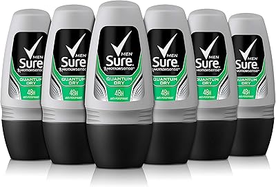 Sure quantum dry déodorant protection 48 heures anti-transpirant et anti-odeur avec technologie roll-on motion sense pour homme, 50 ml lot de 6. La boutique en ligne DIAYTAR COTE D'IVOIRE est devenue un acteur incontournable du commerce électronique en Côte d'Ivoire. Elle propose une large gamme de produits, des prix compétitifs et un service client de qualité. Les clients peuvent profiter de promotions et de réductions régulières pour faire des économies sur leurs achats.