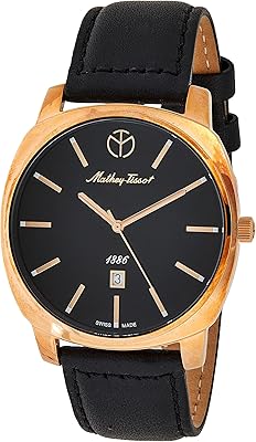 Montre à quartz décontractée élégante pour homme en acier inoxydable avec bracelet