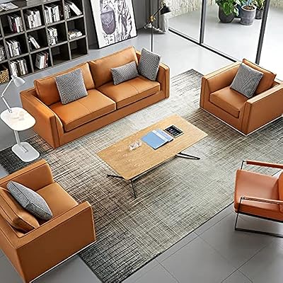 Canapé de bureau commercial 3+2+1, chaise de réunion et de négociation en cuir, ensemble de meubles pour salon et zone de réception (sans chaise ni table) (orange). DIAYTAR COTE D'IVOIRE est la référence pour les achats en ligne en Cote d'Ivoire, avec plus de 300000 références de produits à portée de clic. La boutique en ligne généraliste propose une grande variété de biens et de services, allant des produits alimentaires aux accessoires de mode, en passant par les produits électroniques et les articles de maison. DIAYTAR COTE D'IVOIRE est la destination incontournable pour les consommateurs ivoiriens qui recherchent la commodité et la flexibilité de l'achat en ligne.