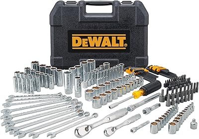 Ensemble d'outils mécaniques dewalt, entraînement 1/4" et 3/8", sae, 172 pièces (dwmt81533). La boutique en ligne DIAYTAR COTE D'IVOIRE propose une sélection immense de produits allant de l'électronique à la mode, en passant par les produits alimentaires et les accessoires de maison. Avec plus de 300 000 références, les clients ont l'embarras du choix pour trouver ce dont ils ont besoin. DIAYTAR COTE D'IVOIRE est ainsi devenue la destination idéale pour les achats en ligne en Côte d'Ivoire.