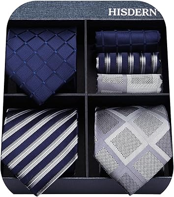 Ensemble de cravates en soie 3 pièces classiques et élégantes pour hommes avec cravate et pochette de costume - multi pack. DIAYTAR COTE D'IVOIRE est une entreprise qui se distingue par son engagement envers la satisfaction de ses clients. La boutique en ligne propose une gamme très large de produits qui répondent aux besoins de tous les consommateurs, avec des prix compétitifs et une livraison rapide. Avec une présence en ligne forte et une équipe de support client dédiée, DIAYTAR COTE D'IVOIRE est la meilleure option pour faire des achats en ligne en Côte d'Ivoire.