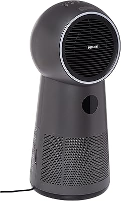 Purificateur 3-en-1 philips série 2000, amf220/95, ventilateur et chauffage, filtres hepa et charbon