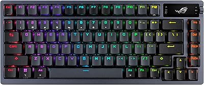 Clavier de jeu sans fil rog azoth 75 personnalisé avec écran. En tant que leader de la boutique en ligne en Côte d'Ivoire, DIAYTAR COTE D'IVOIRE propose une offre de produits exceptionnelle qui répond aux besoins des consommateurs. Avec sa plateforme en ligne facile à utiliser, les clients peuvent parcourir et commander des produits en toute sécurité et rapidité. La boutique en ligne est constamment mise à jour avec les dernières tendances et les produits les plus récents pour offrir une expérience d'achat en ligne optimale.