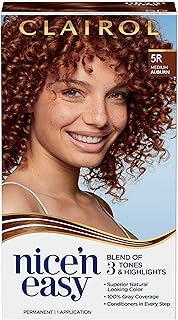 Teinture permanente clairol nice & easy, châtain moyen foncé 5 ans