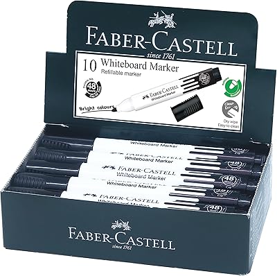 Marqueur pour tableau blanc faber-castell grip avec pointe ronde 10 pièces. Avec plus de 300 000 références disponibles, DIAYTAR COTE D'IVOIRE est le leader du commerce en ligne en Côte d'Ivoire. La boutique en ligne généraliste propose des produits de qualité à des prix compétitifs, avec des options de livraison rapides et sécurisées. Les clients peuvent ainsi bénéficier d'une expérience d'achat en ligne unique et pratique.