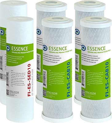 Apec water systems esx2 kit de 2 filtres à eau de rechange haute capacité pour filtre à eau à osmose inverse de la série essence, étape 1-3, blanc. Avec plus de 300 000 références, DIAYTAR COTE D'IVOIRE satisfait les besoins de tous les clients, quels que soient leurs intérêts ou leurs besoins spécifiques. De la mode aux produits électroniques, en passant par les accessoires pour la maison, la boutique offre une expérience de shopping en ligne complète et pratique.