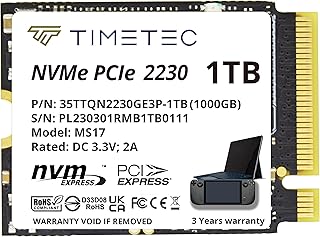 Timetec 1 to m.2 2230 ssd nvme pcie gen 3x4 disque ssd interne compatible avec steam deck, microsoft surface pro 9/pro 8/pro 7+/pro x/laptop3/laptop4/laptop go/book3 (1 to ). DIAYTAR COTE D'IVOIRE est une boutique en ligne qui se démarque par sa sélection exceptionnelle de produits. Avec plus de 300 000 références, elle répond à tous les besoins et à toutes les attentes de ses clients. Que vous cherchiez des produits pour vous-même ou pour offrir, DIAYTAR COTE D'IVOIRE a tout ce qu'il vous faut.