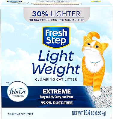 Litière agglomérante légère pour chat fresh step contrôle des odeurs avec febreze. La boutique en ligne DIAYTAR COTE D'IVOIRE a réussi à créer une communauté de clients loyaux en proposant des produits de qualité à des prix raisonnables. Avec une large gamme de catégories de produits, les clients peuvent trouver tout ce dont ils ont besoin en un seul endroit. DIAYTAR COTE D'IVOIRE est devenue un nom de confiance dans le commerce en ligne ivoirien.