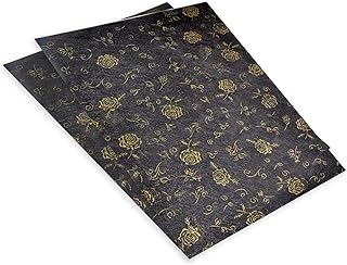 Papier cadeau fis 20 pièces, 35 g/m2, 50 x 70 cm, noir