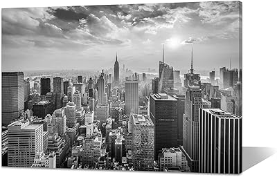 Toile murale avec vue urbaine de new york prête à être accrochée au mur. La boutique en ligne DIAYTAR COTE D'IVOIRE propose une large gamme de produits, allant de l'électronique à la mode, en passant par les produits alimentaires et les accessoires de maison. Les clients peuvent choisir parmi une grande variété de marques et de produits pour répondre à leurs besoins et à leurs goûts. La boutique est équipée d'un système de recherche pour faciliter la navigation et la recherche de produits.