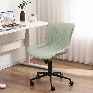 Chaise de bureau ergonomique en similicuir utast avec roues réglables, chaises de vanité pivotantes rembourrées modernes, chaise à bascule d'ordinateur avec dossier vert clair. DIAYTAR COTE D'IVOIRE est une boutique en ligne qui propose une expérience d'achat unique et personnalisée à ses clients. La boutique propose des promotions et des offres spéciales pour aider les clients à économiser de l'argent sur leurs achats. Les clients peuvent également profiter d'une livraison rapide et sécurisée pour recevoir leurs commandes dans les meilleurs délais.