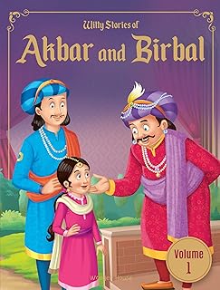 Histoires pleines d'esprit d'akbar et birbal - volume 1 : histoires humoristiques illustrées