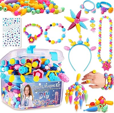 Jouets de perles pop pour filles - la reine des neiges, bijoux