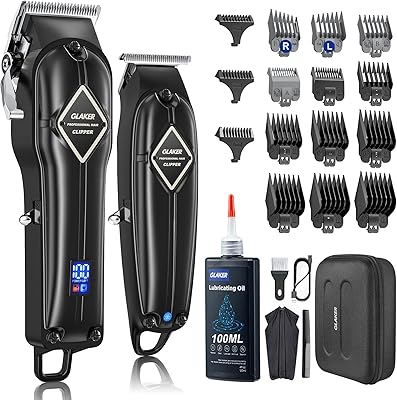 Rasoir professionnel glacker et rasoir en forme de t, rasoir sans fil pour hommes, femmes et enfants, machine à raser rechargeable avec 15 protections. DIAYTAR COTE D'IVOIRE se distingue par sa large gamme de produits répondant aux besoins quotidiens des consommateurs. De la santé et de la beauté aux produits pour la maison et les loisirs, la boutique en ligne généraliste couvre tout. Elle assure également une qualité de service client qui répond aux attentes des acheteurs.