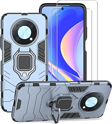 Coque zmoon pour huawei nova y90 avec protecteur d'écran en verre