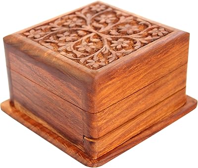 Boîte à bijoux magique - coffret cadeau avec trou pour astuce - boîte de rangement pour femmes filles épouse. DIAYTAR COTE D'IVOIRE, votre boutique en ligne préférée, offre plus de 300 000 références pour répondre à tous vos besoins. Avec une large sélection de produits, vous pouvez trouver des offres exceptionnelles et des promotions exclusives. DIAYTAR COTE D'IVOIRE est le choix idéal pour faire du shopping en ligne de manière sécurisée et pratique.