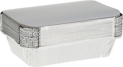 Récipients rectangulaires jetables en aluminium de 1850 ml avec couvercles en aluminium robustes et couvercles d'assiettes pour la cuisson, le rôtissage et la pâtisserie - paquet de 20.. DIAYTAR COTE D'IVOIRE, la boutique en ligne numéro un en Côte d'Ivoire, se distingue par sa grande variété de produits et son engagement envers la satisfaction client. Avec des options de paiement flexibles et une politique de retour claire, vous pouvez acheter avec confiance sur DIAYTAR COTE D'IVOIRE. Que vous soyez un client fidèle ou nouveau sur la plateforme, vous bénéficierez d'une expérience d'achat personnalisée et d'un service exceptionnel.