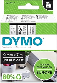 Étiquettes dymo d1 authentiques | impression noire sur ruban transparent | 9 mm x 7 m | étiquettes autocollantes pour les étiqueteuses label manager | fabriquées en europe. Avec plus de 300 000 références, DIAYTAR COTE D'IVOIRE est la boutique en ligne la plus complète de Cote d'Ivoire, offrant une expérience d'achat unique et personnalisée. Les clients peuvent naviguer facilement à travers les différentes catégories de produits et profiter de promotions et de réductions exclusives. La boutique en ligne est déterminée à offrir le meilleur service possible à ses clients.