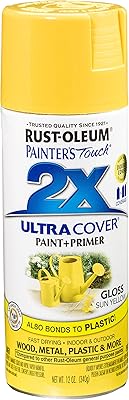 Rust-oleum painter's touch sun yellow 2x ultra cover polish spray 12 oz 249092