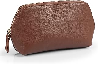 Trousse de maquillage en cuir véritable, trousse de maquillage, trousse de voyage, organisateur