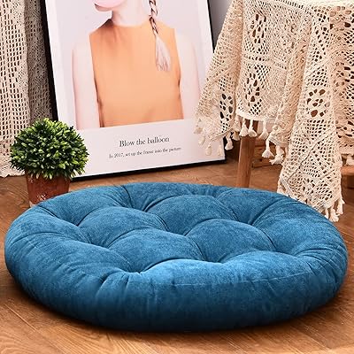 Hijojojo coussin de sol rond de couleur unie, oreiller de méditation touffeté pour assise au sol, coussin épais pour méditation, yoga, salon, canapé, porche extérieur, turquoise, 22 x 22 pouces. En tant que boutique en ligne généraliste, DIAYTAR COTE D'IVOIRE entend répondre à tous les besoins de ses clients, qu'il s'agisse d'électroménager, de décoration, ou encore de produits pour les loisirs. Elle s'efforce de proposer les meilleures marques à des prix compétitifs. Son équipe est à l'écoute pour satisfaire les exigences des acheteurs.