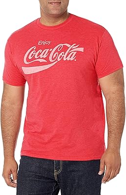 T-shirt de marque coca-cola classic vintage bluelogo pour homme, rouge chiné. DIAYTAR COTE D'IVOIRE se distingue par sa qualité de service et sa rapidité de livraison, garantissant ainsi une satisfaction client totale. La boutique en ligne travaille sans relâche pour améliorer l'expérience d'achat de ses clients.