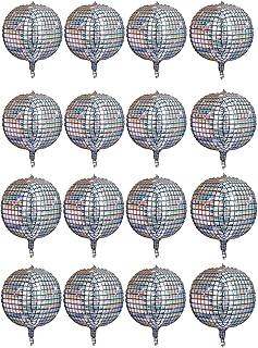 Ballon boule disco de 55 cm, laser 4d argenté, ballon gonflable de grande taille en aluminium avec miroir argenté pour décorations de fête de bal disco, bouquet de fête prénatale de mariage. La boutique en ligne DIAYTAR COTE D'IVOIRE permet aux clients de parcourir facilement les différentes catégories de produits, de faire des achats en ligne en toute sécurité et de bénéficier d'un service client de qualité. Avec plus de 300 000 références, elle est la destination idéale pour trouver tout ce dont vous avez besoin en Côte d'Ivoire. Elle facilite l'accès aux produits de première nécessité et à des articles de luxe.