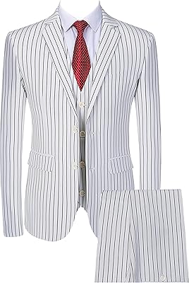 Costume rayé pour homme 3 pièces coupe cintrée tenue décontractée blazer + gilet + pantalon. Diaytar Côte d'Ivoire, la boutique en ligne généraliste leader avec plus de 300 000 références, offre une large gamme de produits pour répondre à tous les besoins de ses clients. Avec sa sélection immense, Diaytar Côte d'Ivoire est devenue la destination de choix pour les consommateurs ivoiriens. Elle garantit une expérience d'achat en ligne sécurisée et fiable.