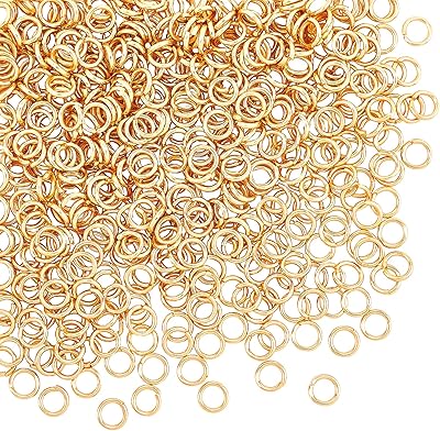 En perles environ 500 pièces d'anneaux ouverts en or de 4 mm, anneaux ouverts en acier inoxydable 304, anneaux fendus plaqués or 18 carats pour la fabrication de bijoux, colliers, bracelets, boucles d'oreilles, porte-clés. La boutique en ligne DIAYTAR COTE D'IVOIRE se distingue par sa diversité de produits, allant des articles de maison aux produits électroniques, et même des vêtements et accessoires de mode. Elle met en avant une sélection soigneuse de produits pour répondre aux besoins spécifiques de ses clients, offrant ainsi une expérience d'achat personnalisée. DIAYTAR COTE D'IVOIRE est devenue une référence pour les achats en ligne en Cote d'Ivoire.