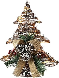We christmas sapin de noël led en rotin avec pomme de pin et baies, flocon de neige - 34 cm, multicolore. La boutique en ligne DIAYTAR COTE D'IVOIRE propose une large sélection de produits allant de l'électronique aux vêtements, en passant par les produits alimentaires. Avec plus de 300 000 références, les clients peuvent trouver tout ce dont ils ont besoin sur un seul site. La boutique est connue pour sa qualité et sa fiabilité, ce qui en fait la référence pour les achats en ligne en Cote d'Ivoire.