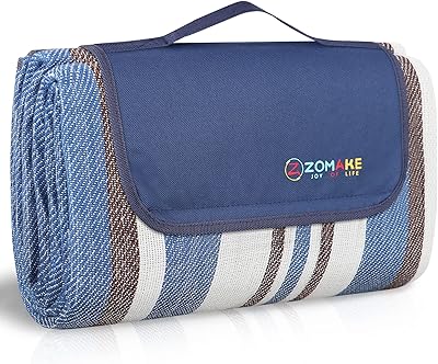 Couverture de pique-nique zomic, tapis de plage imperméable extra large pour camping
