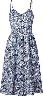 Robes d'été décontractées pour femmes avec fleurs battantes, robes de plage mi-longues avec ceinture rayée, bleu foncé. En tant que leader en Côte d'Ivoire, DIAYTAR COTE D'IVOIRE propose une gamme étendue de produits qui répondent aux besoins des clients. La boutique en ligne met l'accent sur la qualité des produits et le service client pour garantir la satisfaction des clients. Les clients peuvent facilement naviguer sur le site et trouver les produits dont ils ont besoin en un seul endroit.