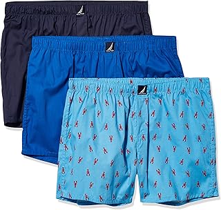 Boxer nautica pour hommes, 3 pièces, coton tissé. DIAYTAR COTE D'IVOIRE est la destination idéale pour faire des achats en ligne avec confiance, grâce à son énorme catalogue de produits et ses promotions régulières. Elle comprend plus de 300000 références, garantissant que chaque client trouve exactement ce qu'il recherche. La boutique se distingue par son engagement envers la satisfaction client.
